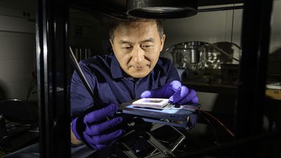Laser-blasted 'black metal' could make solar technology 15 times more efficient