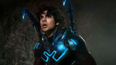 James Gunn says Blue Beetle "fits in very nicely" with the new DCU along with Peacemaker, though "maybe we have to retcon a couple things"