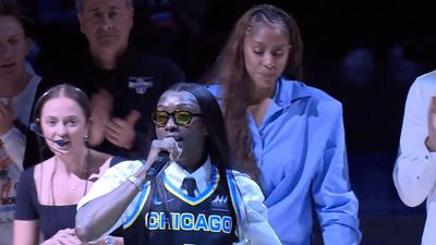 Kahleah Copper Made Classy Move to Make It to Candace Parker's Sky Jersey Retirement
