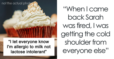 Guy Gets Coworker Fired After Her “Dairy-Free” Cupcakes Land Him In Hospital