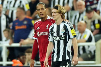 Anthony Gordon apologises for Newcastle red card that left Virgil van Dijk furious