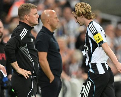 Howe says he wants ‘players who are committed to Newcastle’ after defeat by Liverpool
