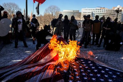 Trump facing backlash over flag-burning order - from his own MAGA supporters