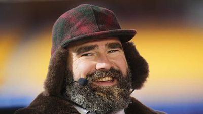 ‘New Heights’ Used Great Jason Kelce Pic to Celebrate Taylor Swift-Travis Kelce News