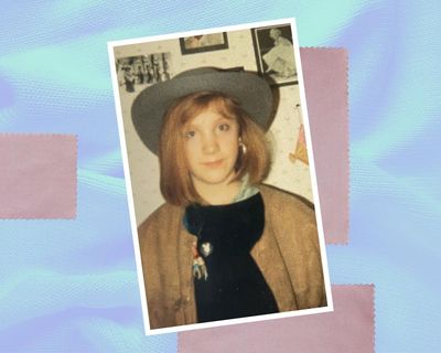 My favourite childhood outfit: ‘I wore Dad’s suede jacket until bits of it dangled into my tea’