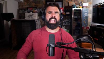 Jason Kelce Congratulated Travis Kelce, Taylor Swift With Fired-Up NSFW Message