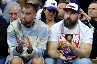 Jason Kelce extends ‘giant congratulations’ to brother on engagement to Taylor Swift