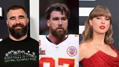Jason Kelce Couldn't Resist Chiming in on Taylor Swift and Travis Kelce's Engagement News