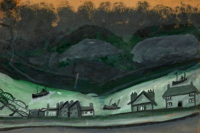 Newly rediscovered painting by Alfred Wallis could fetch £30,000 at auction