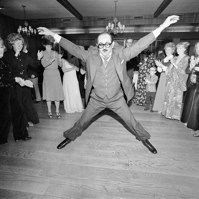 A wedding guest goes wild on the dancefloor … Meryl Meisler’s best photograph