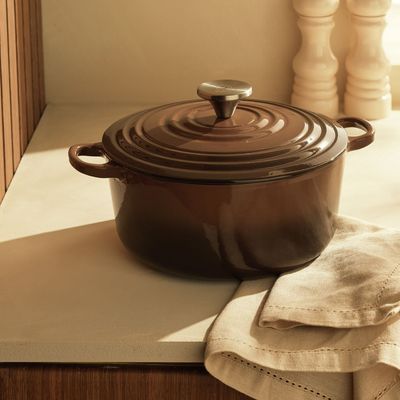 Habitat's fan favourite £35 cast iron casserole dish just dropped in this autumn hue – not even Le Creuset is selling this on-trend colour yet
