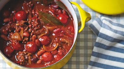 Easy Texan chilli con carne for entertaining a crowd – it's warming, fragrant and nutritious