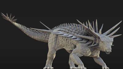 'So weird': Ankylosaur with 3-foot spikes sticking out of its neck discovered in Morocco