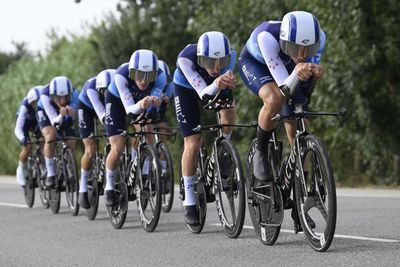 Pro-Palestine protestors disrupt Israel-Premier Tech's team time trial on stage 5 at Vuelta a España
