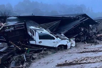 Landslide kills two as storm hits North