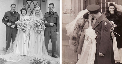 Love In The Shadow Of War: 33 Moving Wedding Photos From The 1940s