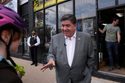 Guard not needed in Chicago, Pritzker tells AP during tour of city to counter Trump’s crime claims