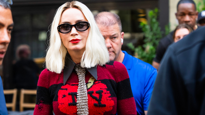Emily Blunt gives women's tailoring a new and relaxed twist, and it's perfect for kick-starting your autumn wardrobe