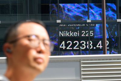 Asian shares are mixed after US stocks creep higher ahead of Nvidia earnings report