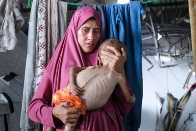 Gaza’s children being starved to death are now too weak to cry, says Save the Children chief