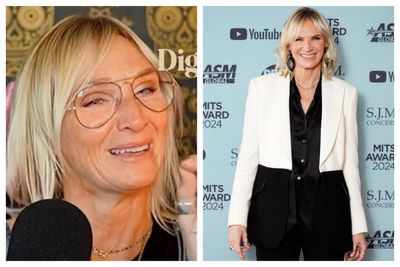 ‘It’s been horrid’: Jo Whiley fights back tears as she shares tragic family loss
