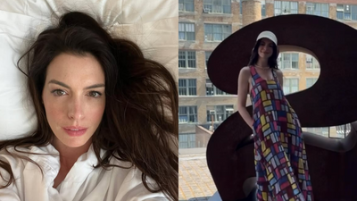 Watch as Anne Hathaway Takes a Painful Tumble Filming 'The Devil Wears Prada 2' in New York