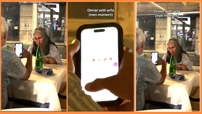 ‘Girl you’re a hero’: Husband texts other women at dinner table — wins stupid prize after daughter stumbles upon the receipts in the oddest way