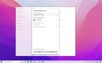How to change system language on Windows 11 or Windows 10