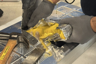 Two arrested after cocaine found at airport