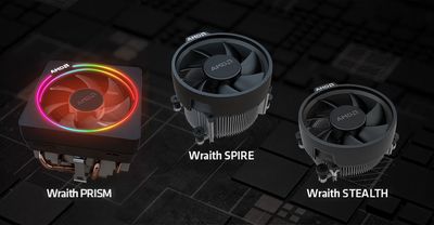 AMD downgrades certain Ryzen CPUs to lesser stock coolers — Wraith Prism and Spire quietly retired, replaced with Wraith Stealth