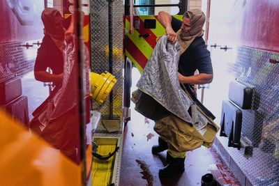 Fire departments concerned about cancer risks are buying gear that is free of forever chemicals