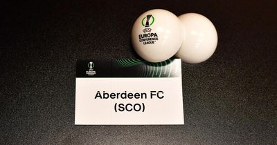 Aberdeen discover their six Europa Conference League opponents