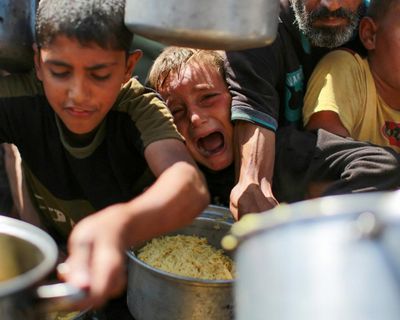 Donald Trump could stop Gaza’s famine. Instead he’s following Biden’s lead