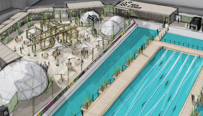Floating natural water lido could open in Canary Wharf next summer