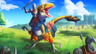 Dinolords blends action RPG combat and RTS battles in a medieval England overrun with dinosaurs, and surprisingly it's even cooler than that sounds