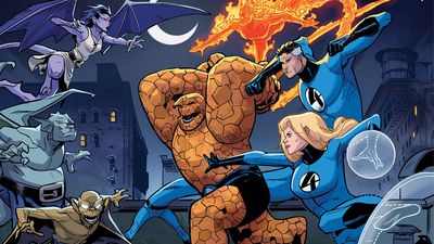 The first pages from Marvel's Fantastic Four/Gargoyles #1 are everything I hoped they would be as a fan of both franchises