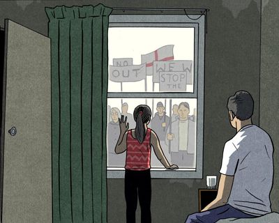 Ordinary people outside hotels raging at ordinary people inside them: that’s the tragedy of this refugee controversy