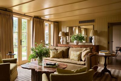 The Designer of This Luxury Country Cottage Had to Fight for the 'Golden' Paint Color, But Now I'm Convinced Every Home Should Be Painted in It