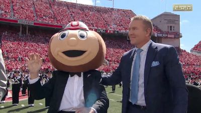 Lee Corso’s Final 'College GameDay' Headgear Pick Had Awesome Assist From Ohio State Band