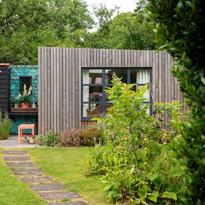 Inside Lucy Tiffney's at-home art studio – 'we created a workspace in the garden that finally feels like me!’