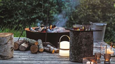 The $30 ALDI tabletop fire pit everyone’s talking about for cozy, smoke-free fall nights has finally landed