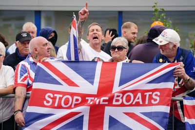 Angry protests take place across the UK as migrant crisis deepens