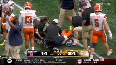 ESPN Commentators Call Out Tennessee and Syracuse for Faking Injuries