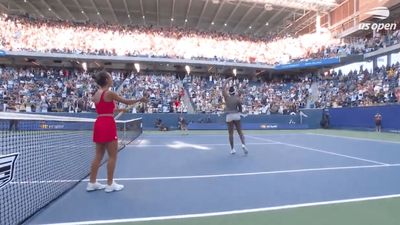 Venus Williams and Leylah Fernandez Had Iconic Reaction to U.S. Open Doubles Win