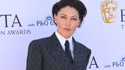 Emma Willis’ chocolate brown jumpsuit is ideal for stepping out of summer and into autumn