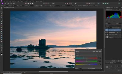 Bring the drama in your landscape photos with color grading in Affinity Photo