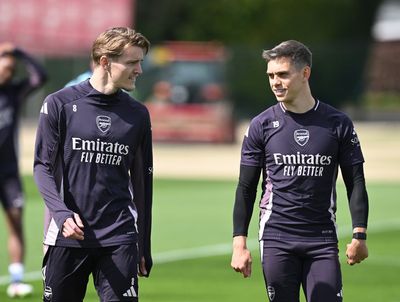 Arsenal handed double injury boost as Martin Odegaard and Leandro Trossard travel for Liverpool clash
