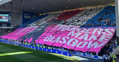 Union Bears unveil huge tifo for Rangers vs Celtic at Ibrox