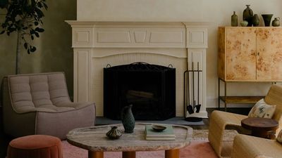 This "Tantilizingly Cozy" Living Room Scheme Is Soft Yet Rich— Here's How Its Dreamlike, Organic Colors Work