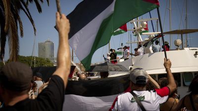 Humanitarian aid flotilla sets sail for Gaza to ‘break illegal siege’